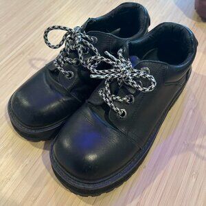 unif zoe oxford workboot loafer shoe size 6